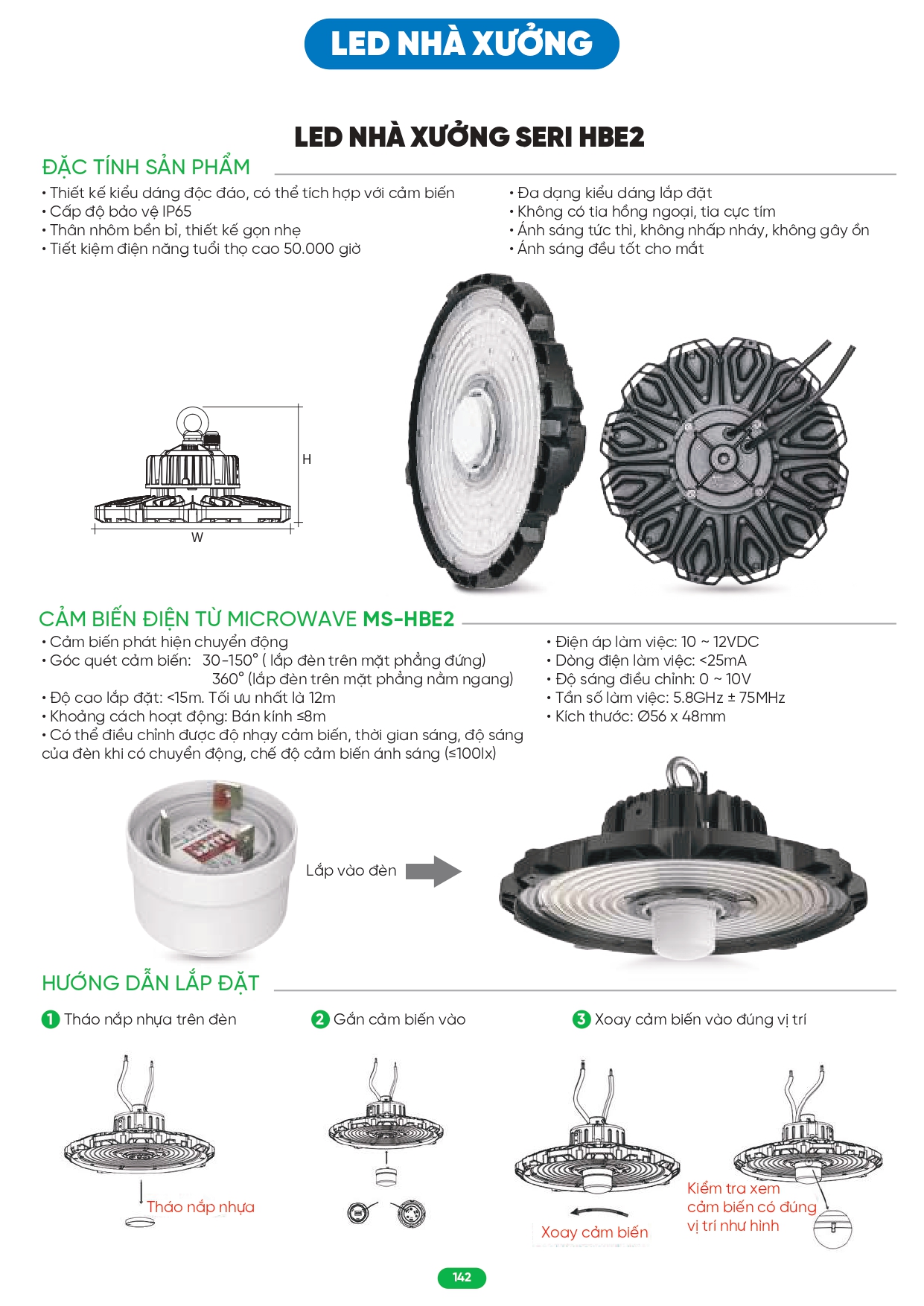 Bảng giá đèn LED MPE 2026
